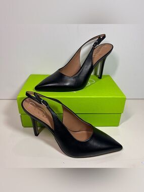 Sam Edelman Hazel Sling Pointed Toe Stiletto Heel Pump Size: 8W